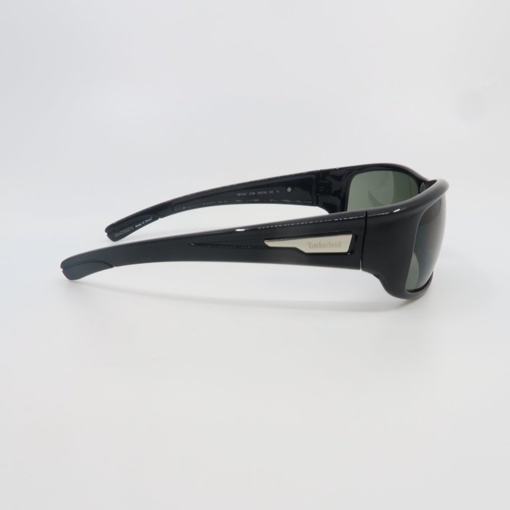 TIMBERLAND TB7127 01N 63mm Black/Green Lenses Wrap New Sunglasses. - Picture 9 of 13